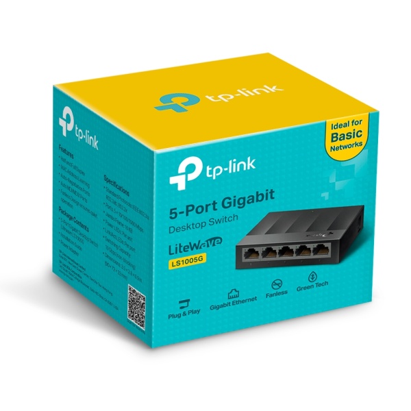 Switch Desktop 5 Porturi Gigabit TP-Link LS1005G